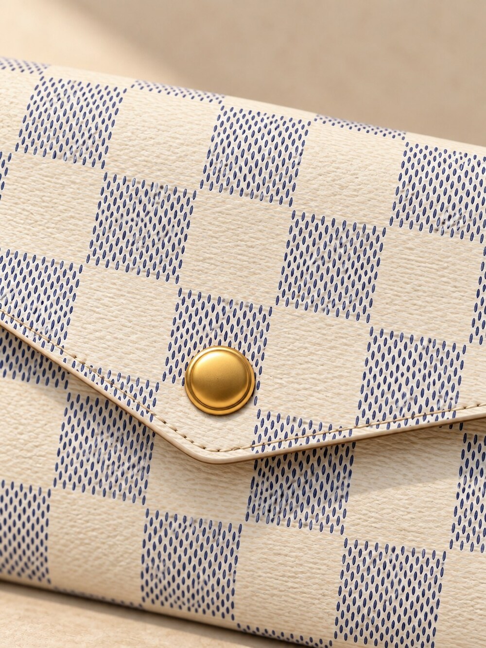 Louis Vuitton Damier Azur Felicie Pochette Chain Crossbody Bag - Picture 7 of 7